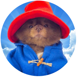 Logotipo de Bertram The Pomeranian (BERT)