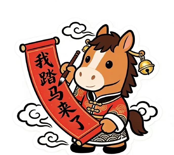 我踏马来了 (我踏马来了) ロゴ