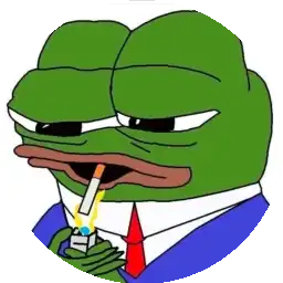 pepe wif cig
