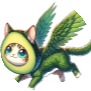 Flying Avocado Cat